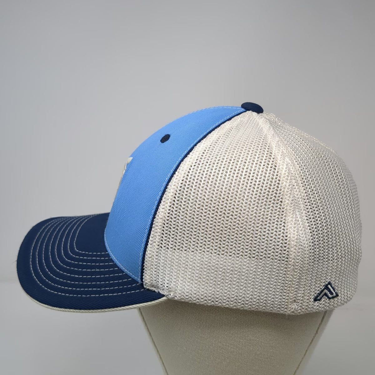 Pacific Headwear Baseball Cap Blue 7 3/8 SPF Baseball Mesh Back Flexfit Hat
