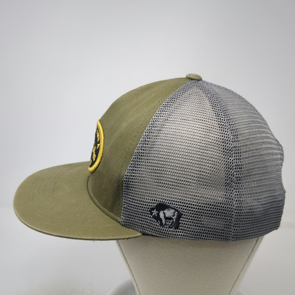 Kemo Sabe Trucker Hat Green One Size Snapback Made in USA Good Idea Patch