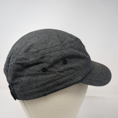 District Army Cap Gray One Size Evans Grain Cotton Adjustable Strapback Hat