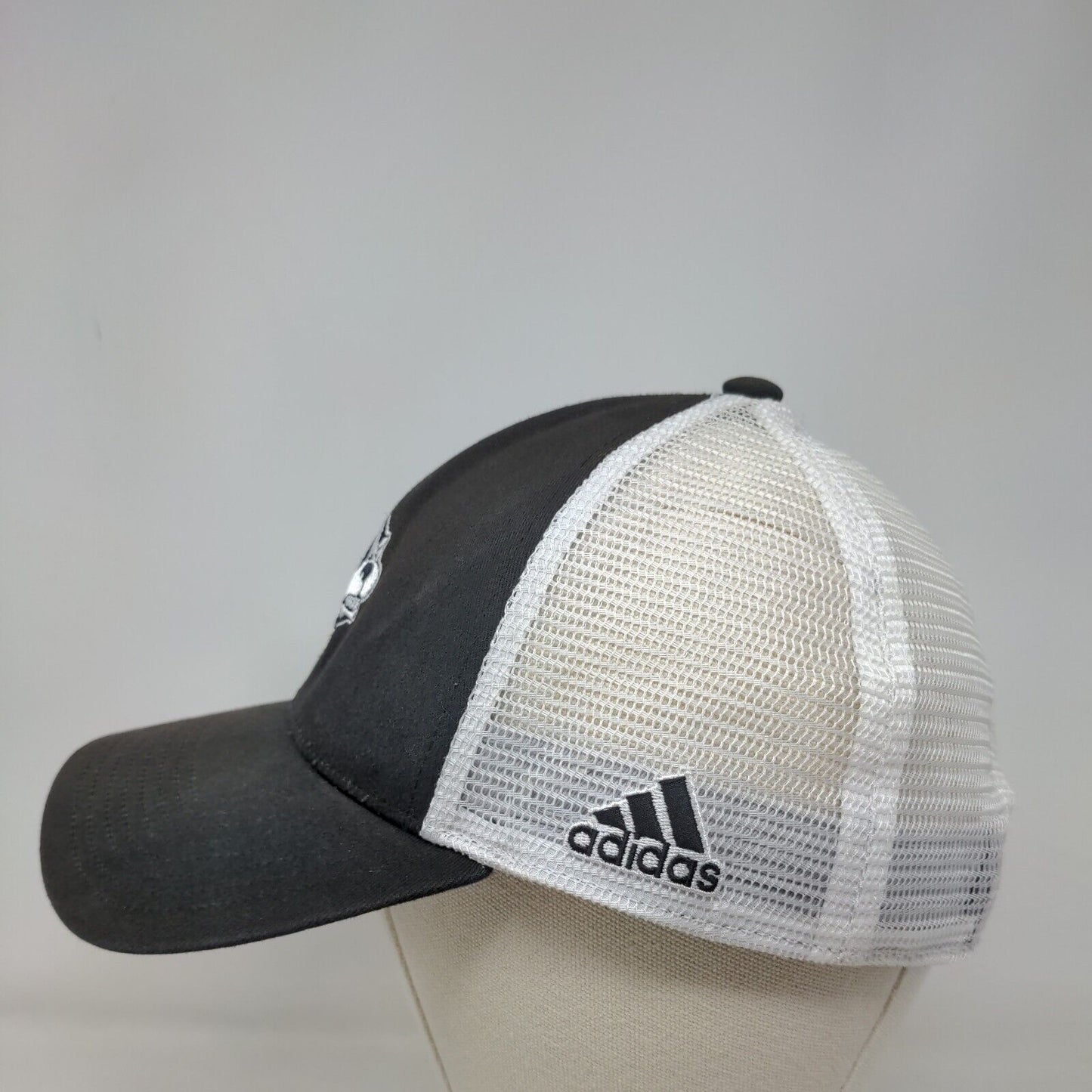 Adidas Men's Snapback Mesh Back Hat Black Embroidered Dog Logo