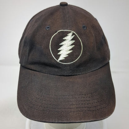Port Authority Baseball Cap Black OSFM Strapback Lightning Bolt Band Logo Hat