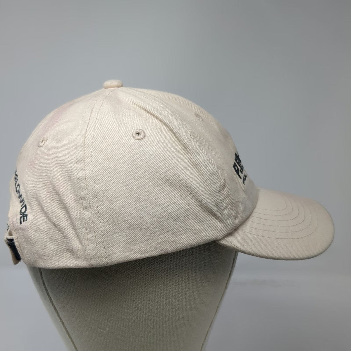 P.E Nation Baseball Cap Beige One Size Strapback Hat Adjustable Cotton Logo