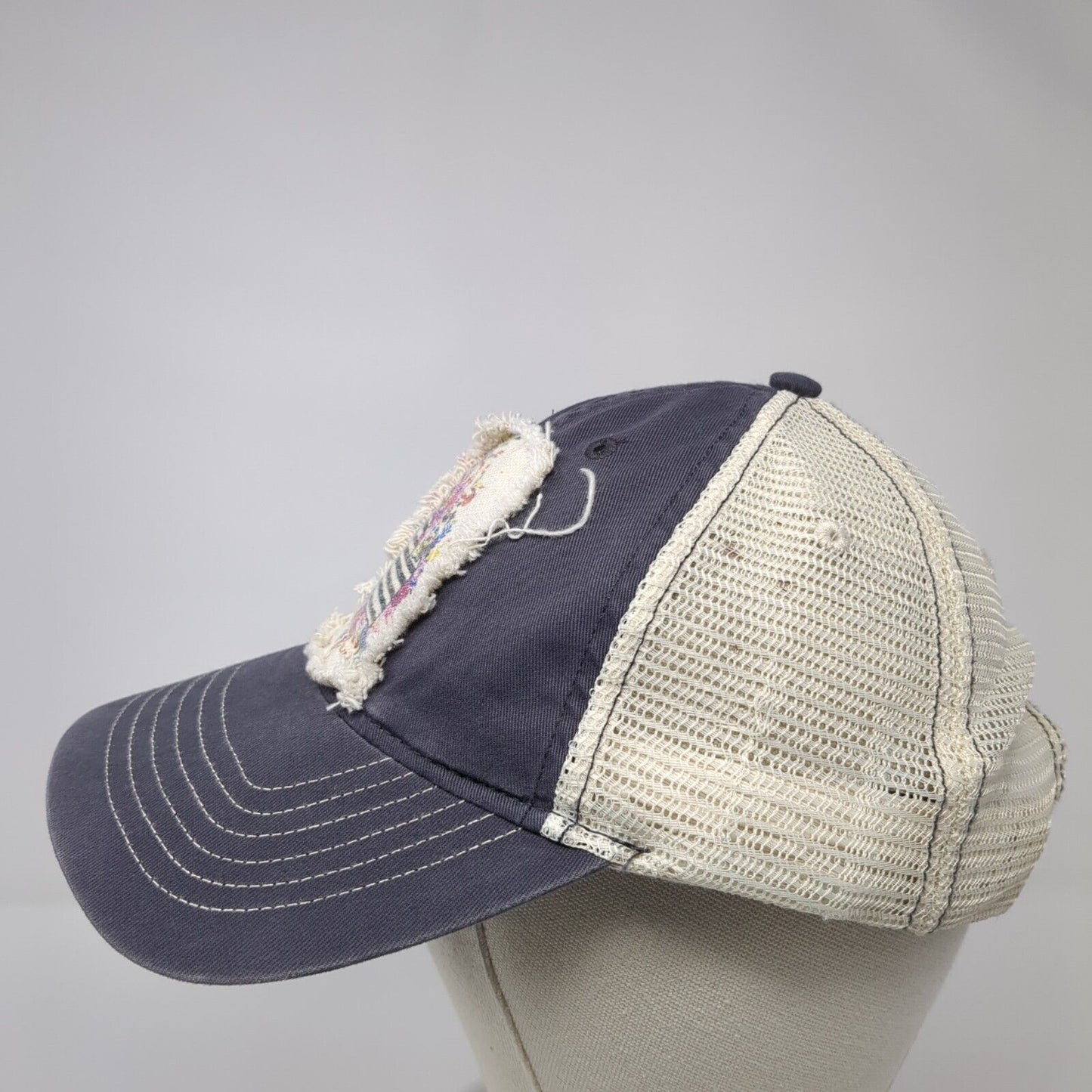 Zkapz Snapback Trucker Hat Multi One Size Mesh Back Idaho Patch Floral