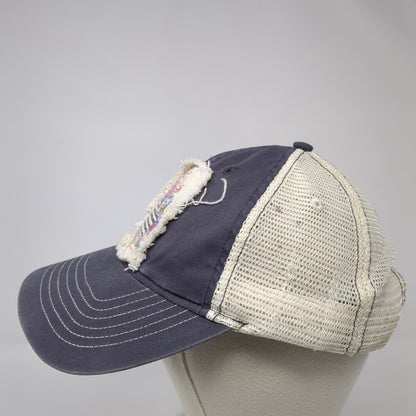 Zkapz Snapback Trucker Hat Multi One Size Mesh Back Idaho Patch Floral