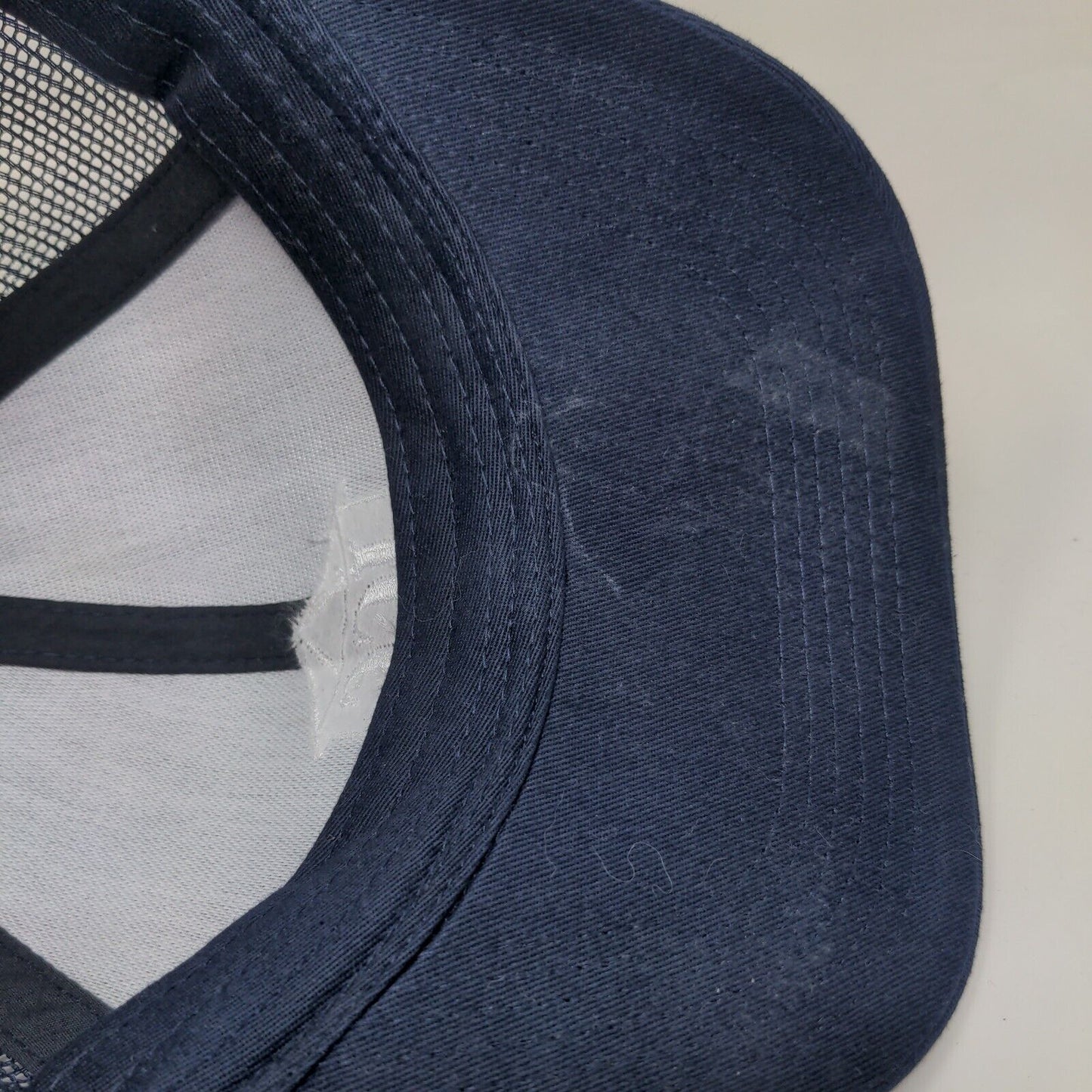 ICG Strapback Mesh Back Trucker Hat Blue One Size Port Authority
