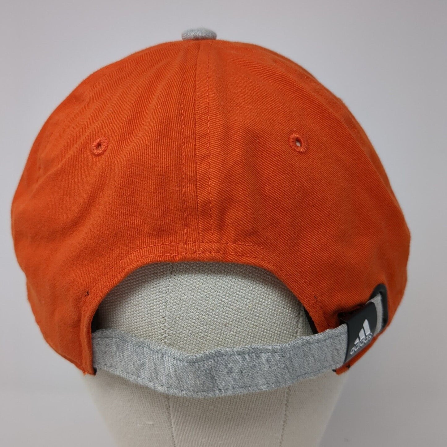 Letter CT Slideback Hat Orange One Size Adjustable Colorblock Adidas