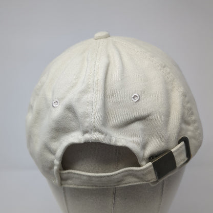 Montana Slideback Baseball Cap Beige One Size Adjustable Embroidered 6 Panel