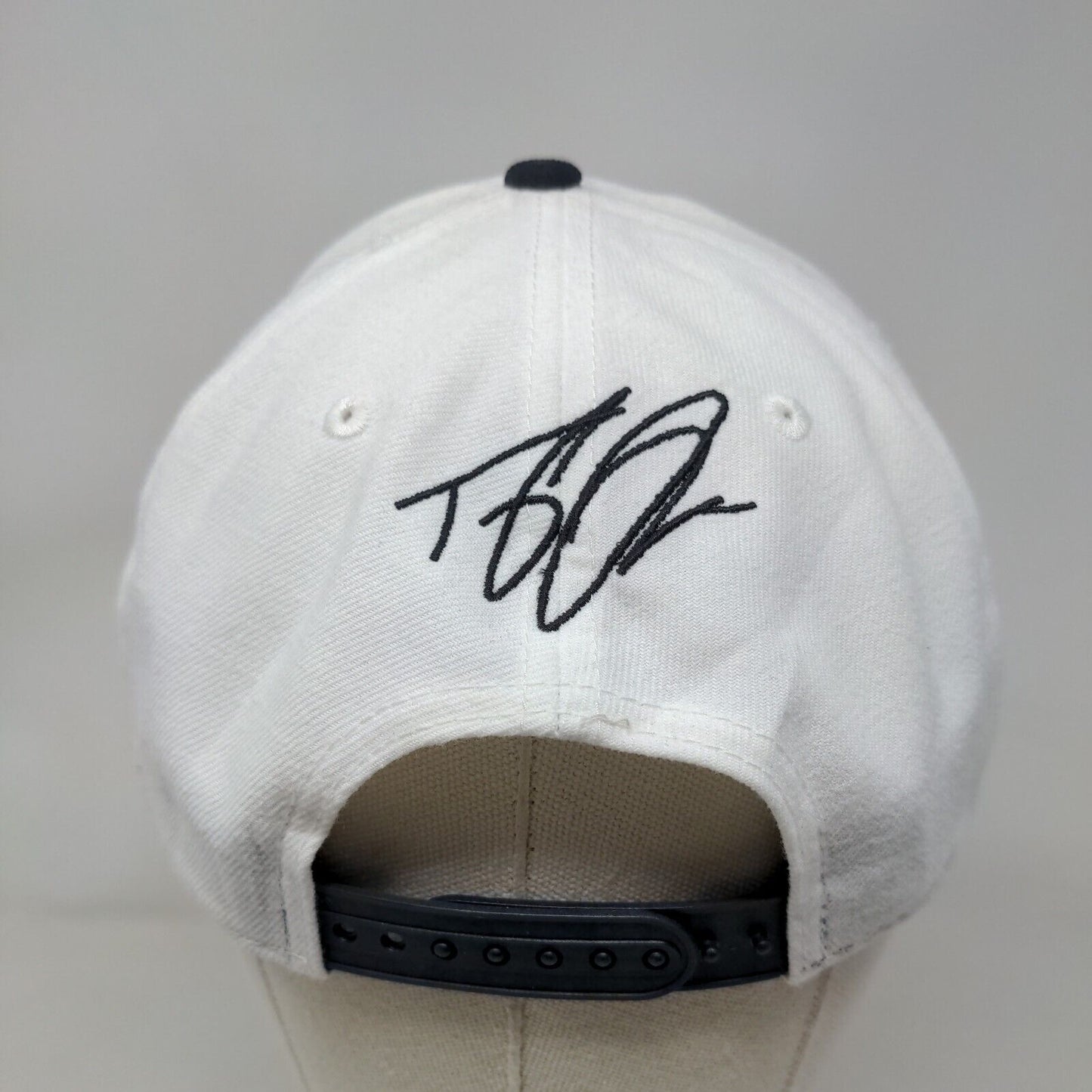 New Era Earth Clothing Season Five Snapback Hat White Autographed Signed OSFM