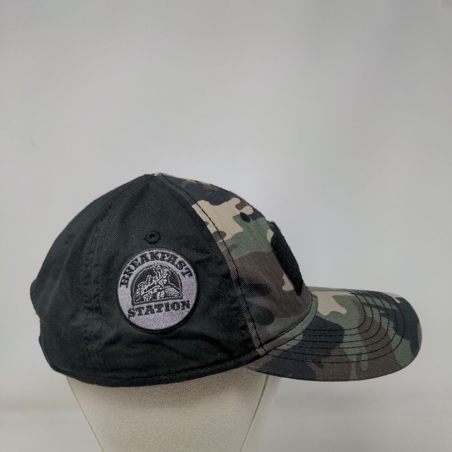 Dri-Duck Breakfast Station Strapback Hat Camouflage One Size 6 Panel Cotton
