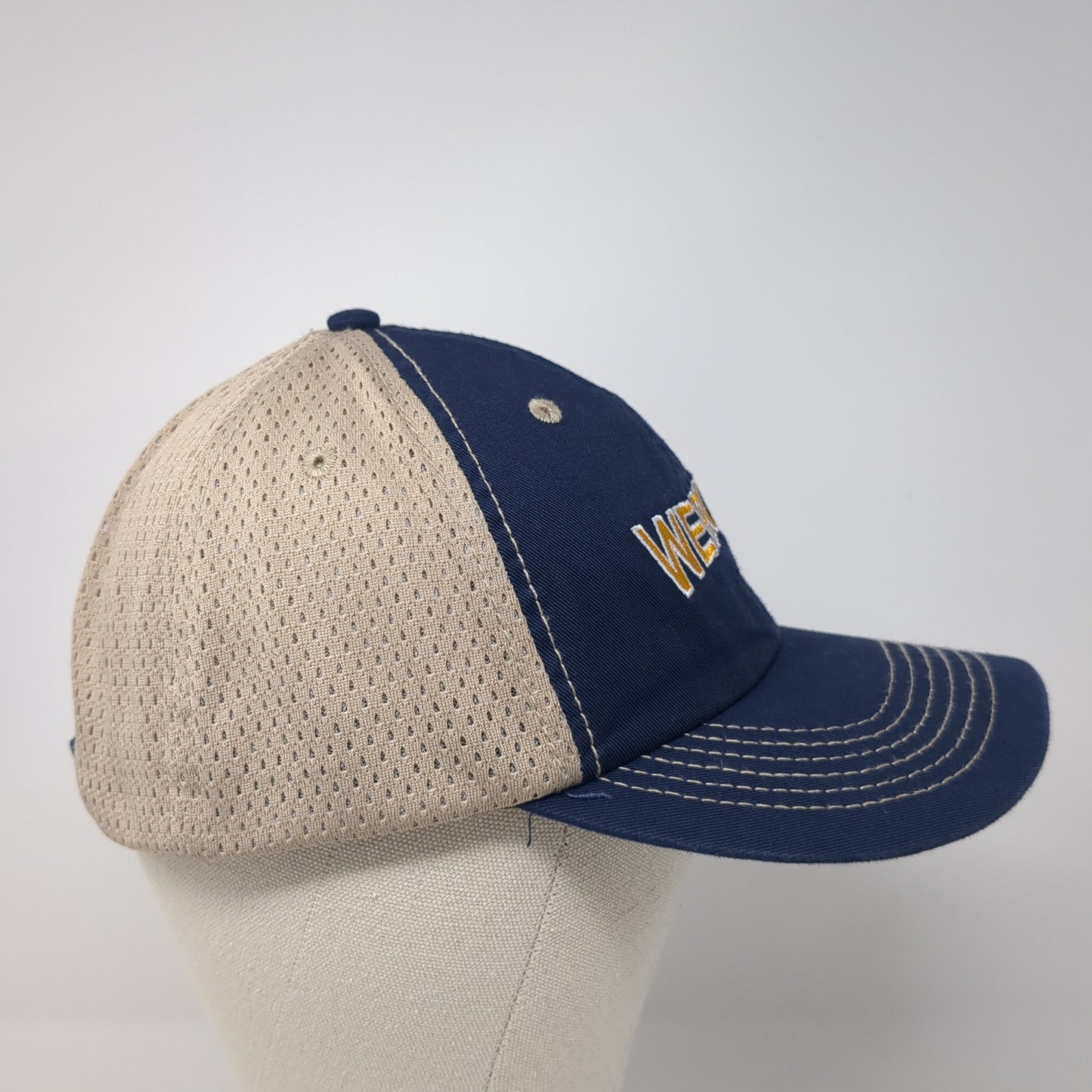Werner Strapback Hat Multi One Size Adjustable Embroidered Colorblock