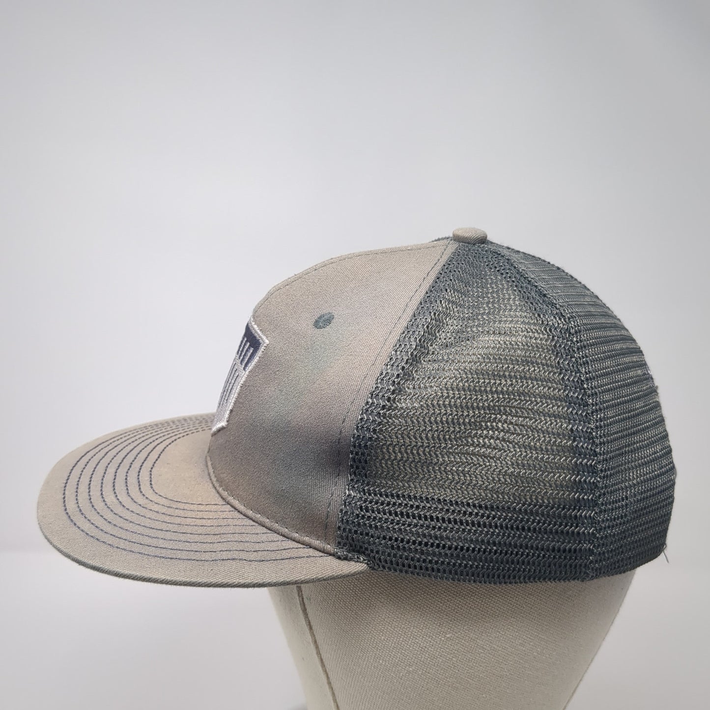 Plate Crate Snapback Trucker Hat Gray One Size Adjustable Embroidered Mesh Back