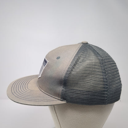 Plate Crate Snapback Trucker Hat Gray One Size Adjustable Embroidered Mesh Back
