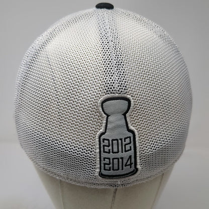 Reebok Los Angeles Kings NHL Hat White XL Mesh 2012 2014 Stanley Cup Champions