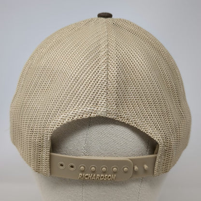 Richardson 112 Trucker Hat Amalgamated Sugar Brown One Size Mesh Snapback