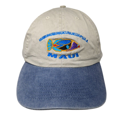 Humuhumunukunukuapua'a Maui Strapback Hat Multi One Size Colorblock