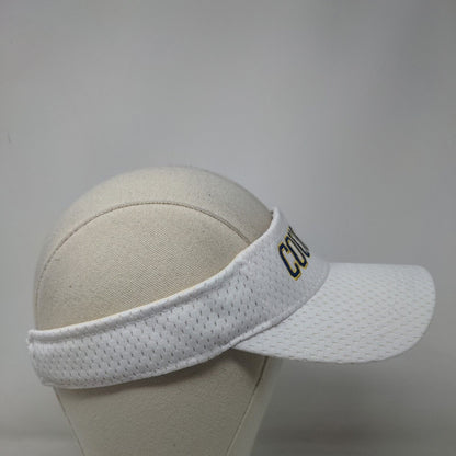 Magic Men's Sun Visor Cap Hat White OSFA Embroidered Cougars Logo 100% Polyester