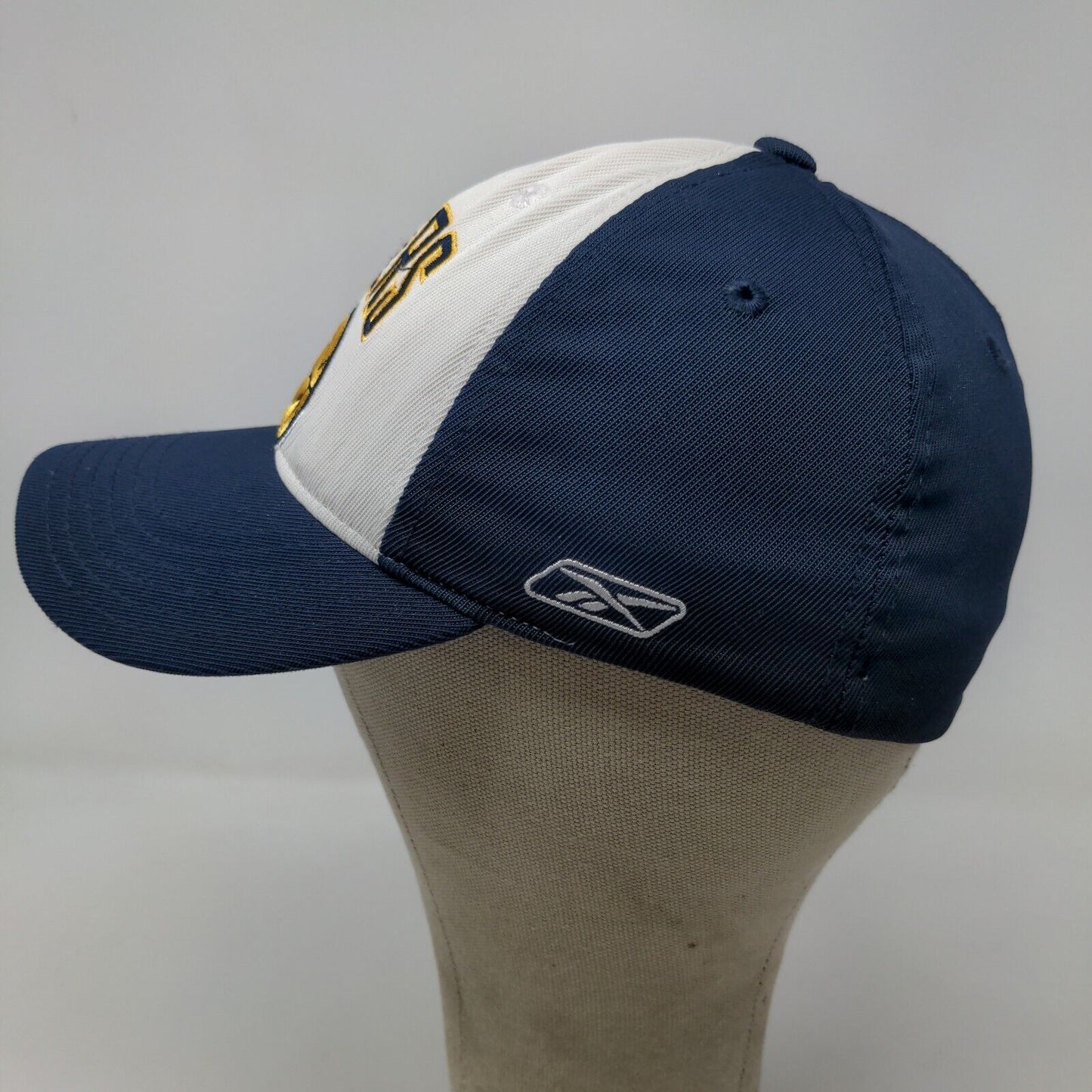 Reebok Boys Fitted Hat Blue White Embroidered Indiana Pacers Logo