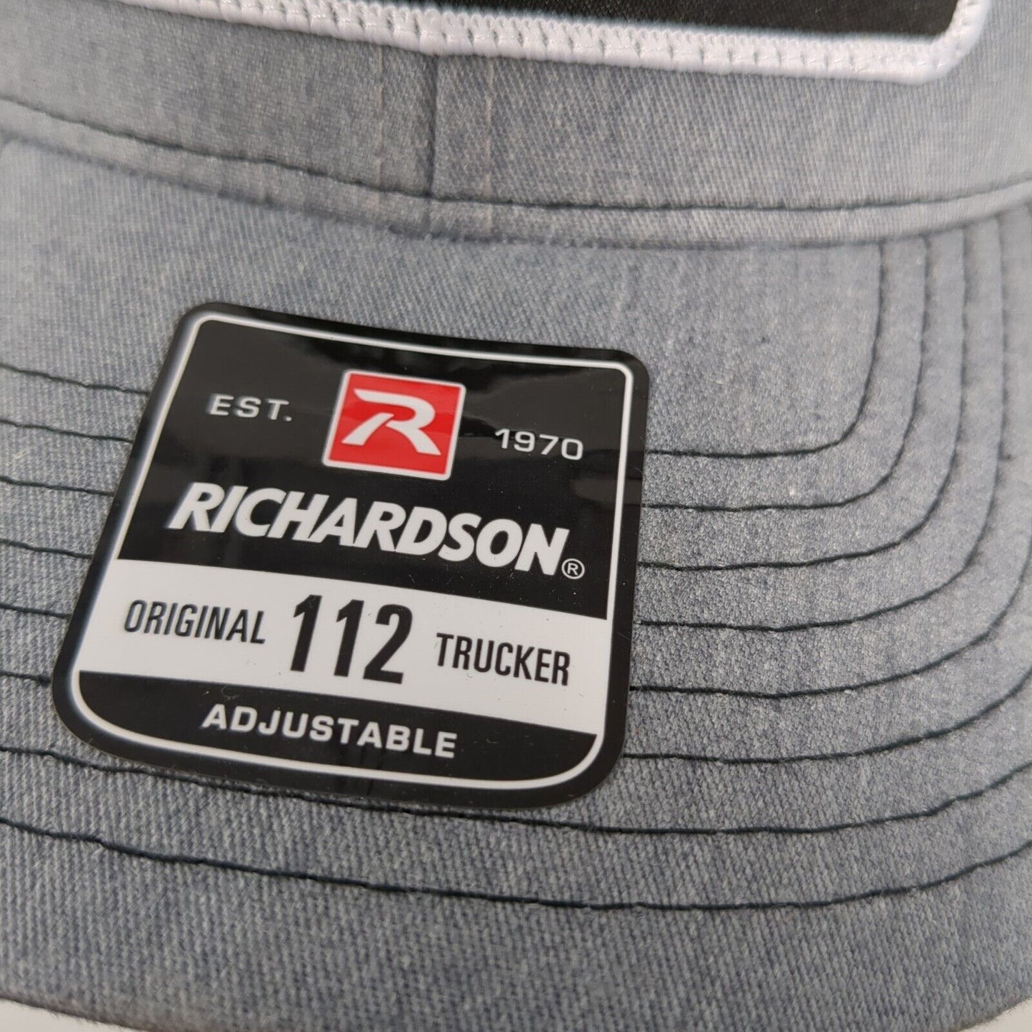 Gradeworks Est. 2005 Snapback 112 Trucker Hat Gray OS Mesh Back Richardson