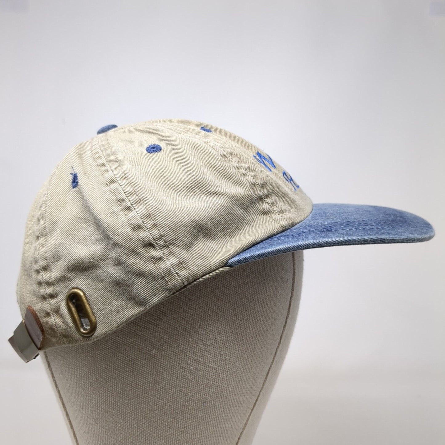Whitney Homes Slideback Hat Multicolor OSFA Leather Strap Embroidered