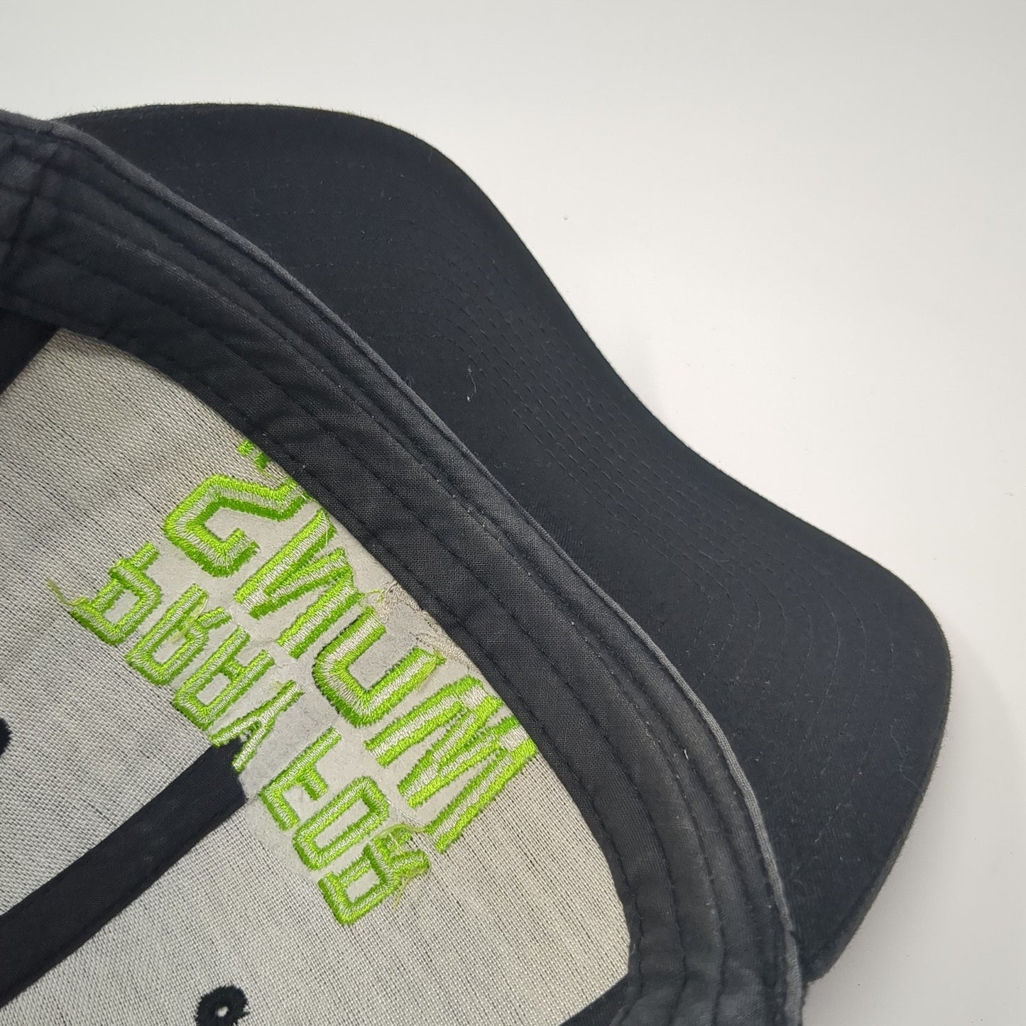 Pray For Snow Snapback Trucker Hat Black One Size Adjustable Mesh Back Yupoong