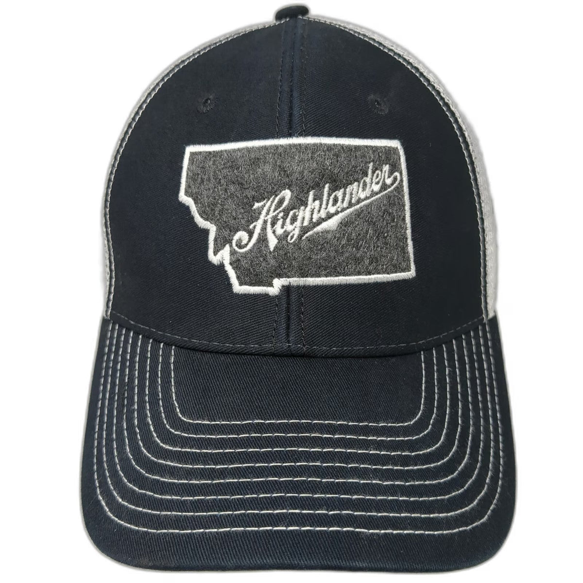 Ouray Trucker Hat Black OS Highlander Montana Missoula Brewing Company Snapback