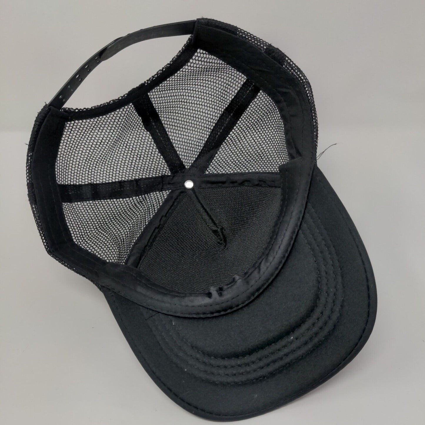 Wild Snapback Mesh Back Trucker Hat Black OSFA Tree Adjustable Solid