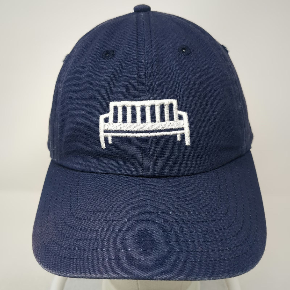 Known Supply Joe Coffee Baseball Cap Blue One Size Bench Embroidered Cotton Hat