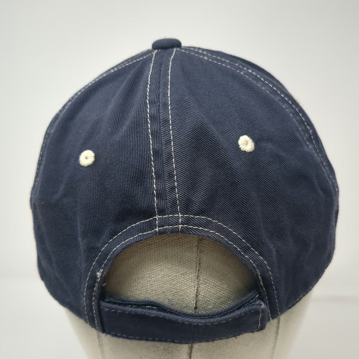 Old Navy Baseball Cap Blue OSFM Pahoa Peak Embroidered Contrast Stitching Hat