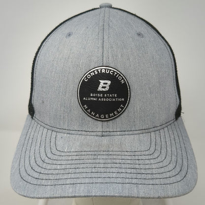 Richardson Gray Black One Size Trucker Hat Boise State Alumni Construction Mgmt