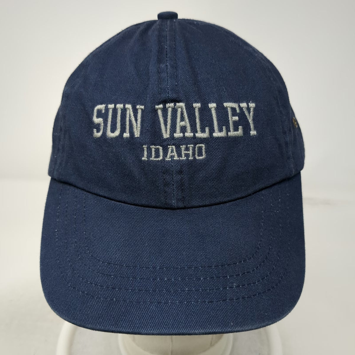 Sansegal Baseball Cap Blue One Size SUN VALLEY IDAHO Strapback Adjustable Hat