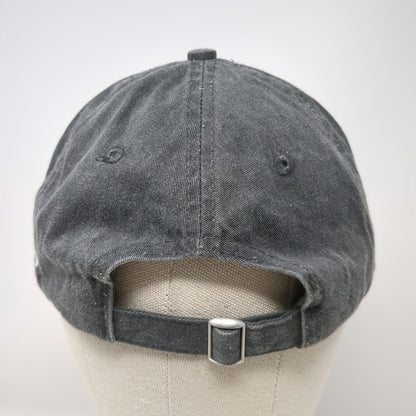 The Nash Collection Gray White Blue OSFM Baseball Cap NASH Logo Slideback Hat