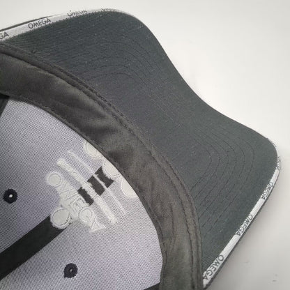 Omega Olympic Games Official Timekeeper Logo Gray White OSFA Slideback Cap Hat