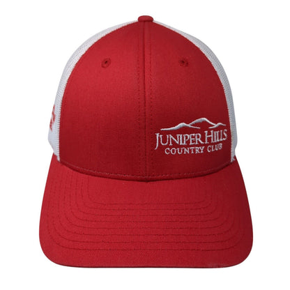 Juniper Hills Country Club 2023 Snapback Trucker Hat Red M/L Mesh Richardson