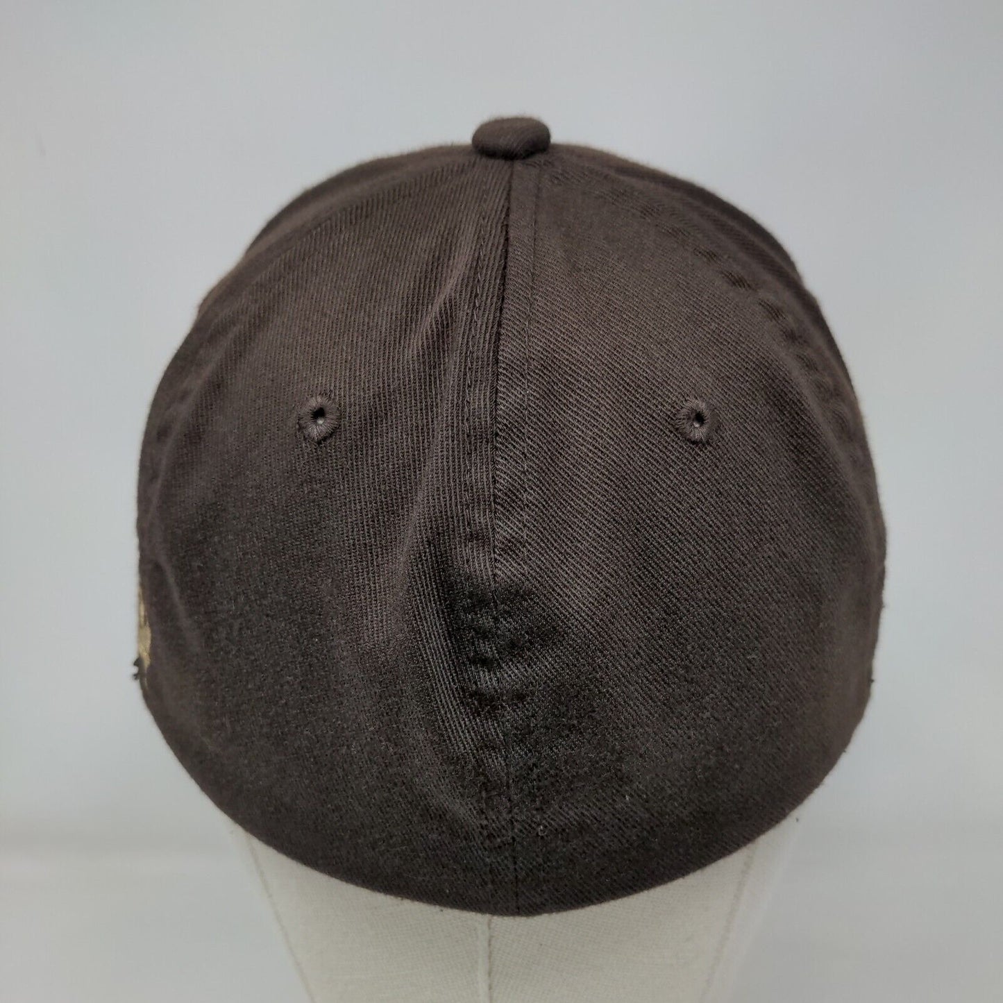 Volcom Fitted Hat Brown S-M Embroidered Flexfit 6 Panel Yupoong