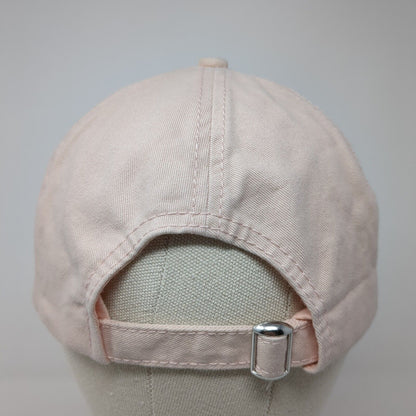 Unbranded Slideback Hat Pink One Size Adjustable Embroidered Logo