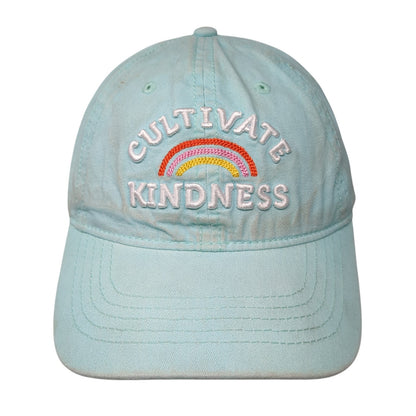 Cultivate Kindness Slideback Hat Green One Size Adjustable Embroidered