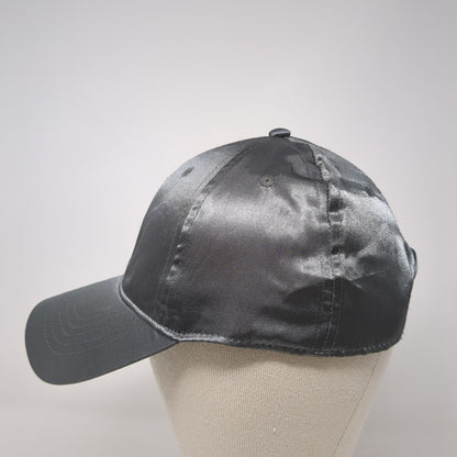 Unbranded Slideback Hat Gray One Size Solid Adjustable Blank 6 Panel