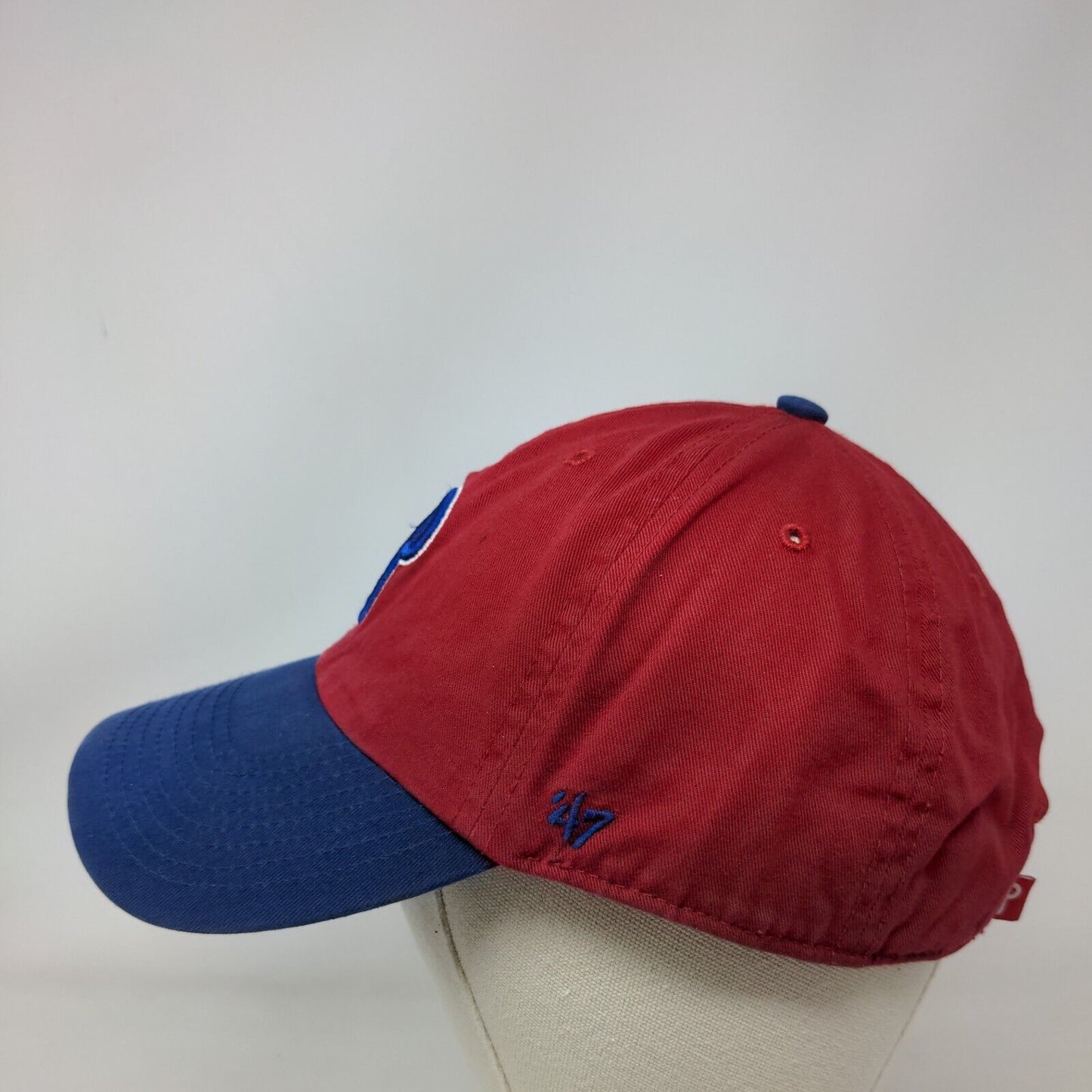 Philadelphia Phillies Slideback Hat Red Blue OS Embroidered MLB '47 Brand
