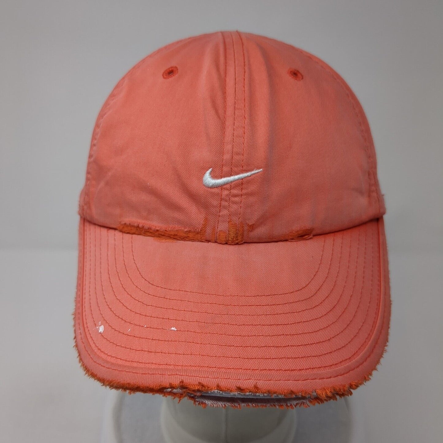 Nike Swoosh Strapback Hat Red One Size Adjustable 6 Panel Outdoor