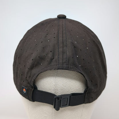 GOHUNT 5 Panel Hat Brown One Size Perforated Slideback Raised Logo Adjustable