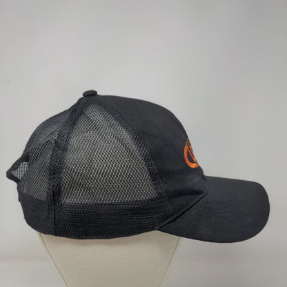 Clogger Snapback Mesh Back Trucker Hat Black OSFM Embroidered 6 Panel