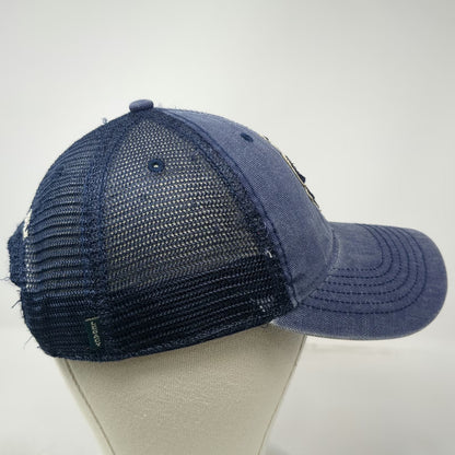Legacy Trucker Hat Blue One Size Jackson Hole Wyoming Bronco Snapback Mesh
