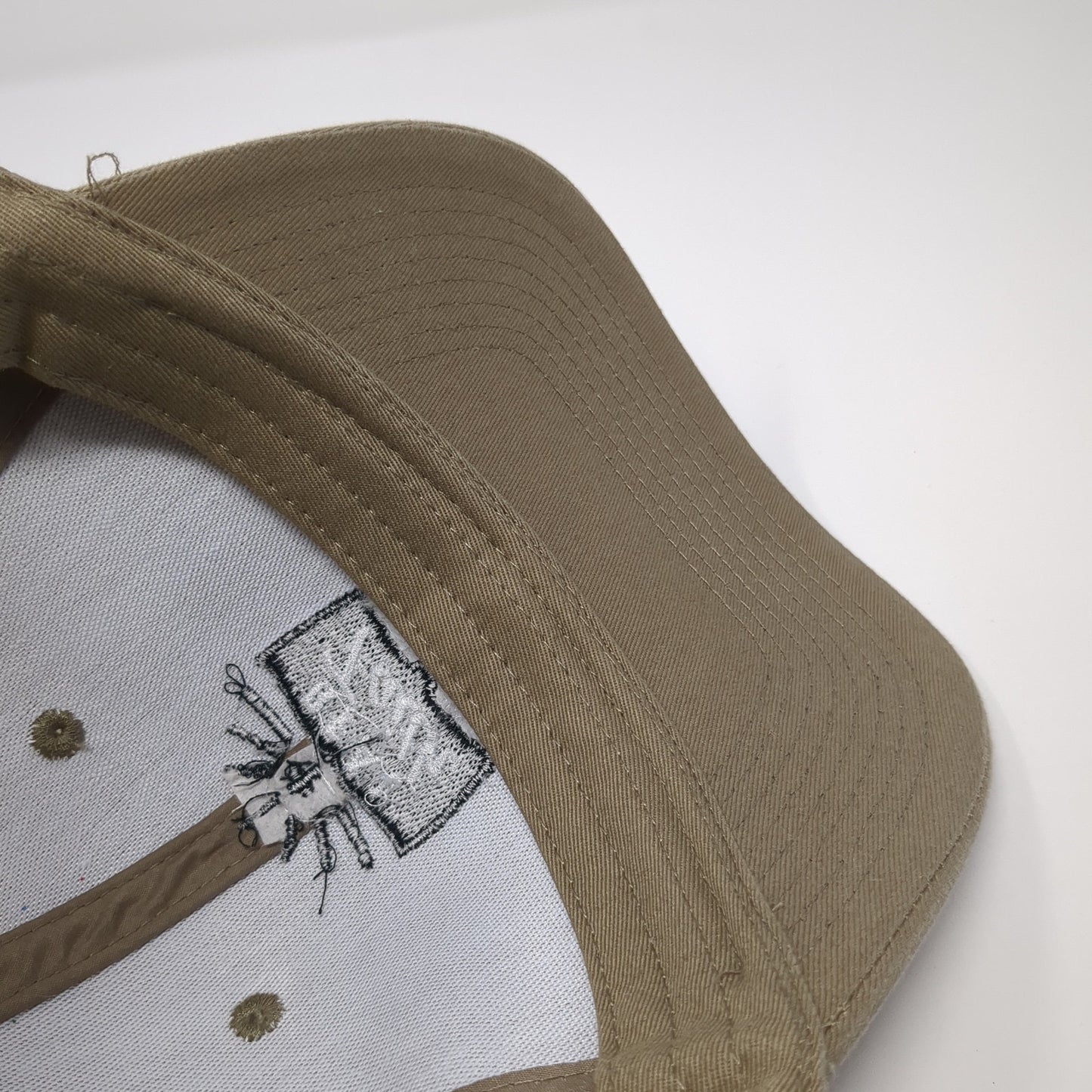 Real Faith It's All About Jesus! Trucker Hat Brown One Size Mesh Back