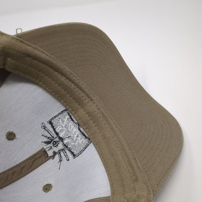 Real Faith It's All About Jesus! Trucker Hat Brown One Size Mesh Back