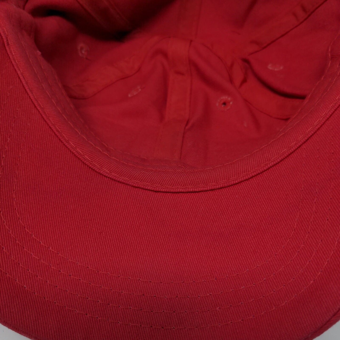 GMC Acadia Strapback Hat Red Classic Cut Adjustable Solid 6 Panel Ahead