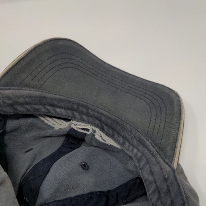 AOPA Fly Slideback Hat Gray OSFA Adjustable Embroidered Vented Holes 6 Panel