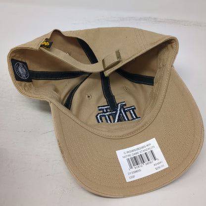 '47 Notre Dame Fighting Irish NCAA Beige One Size Cap Slideback Adjustable Hat