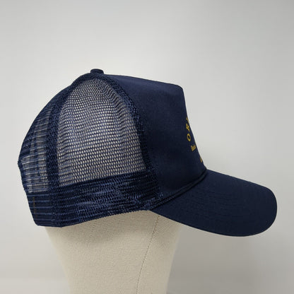 Oriental 60 Boise Idaho AF & AM Snapback Trucker Hat Blue OS Mesh Back Rope Otto