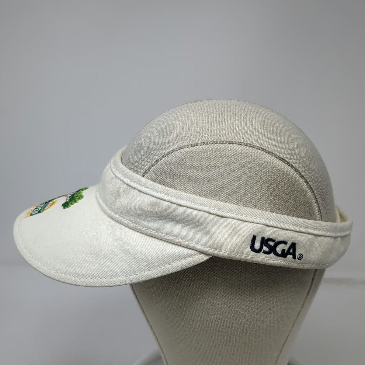 Visor White One Size U.S. Open Torrey Pines 2008 Volunteer Golf Hat USGA Cotton