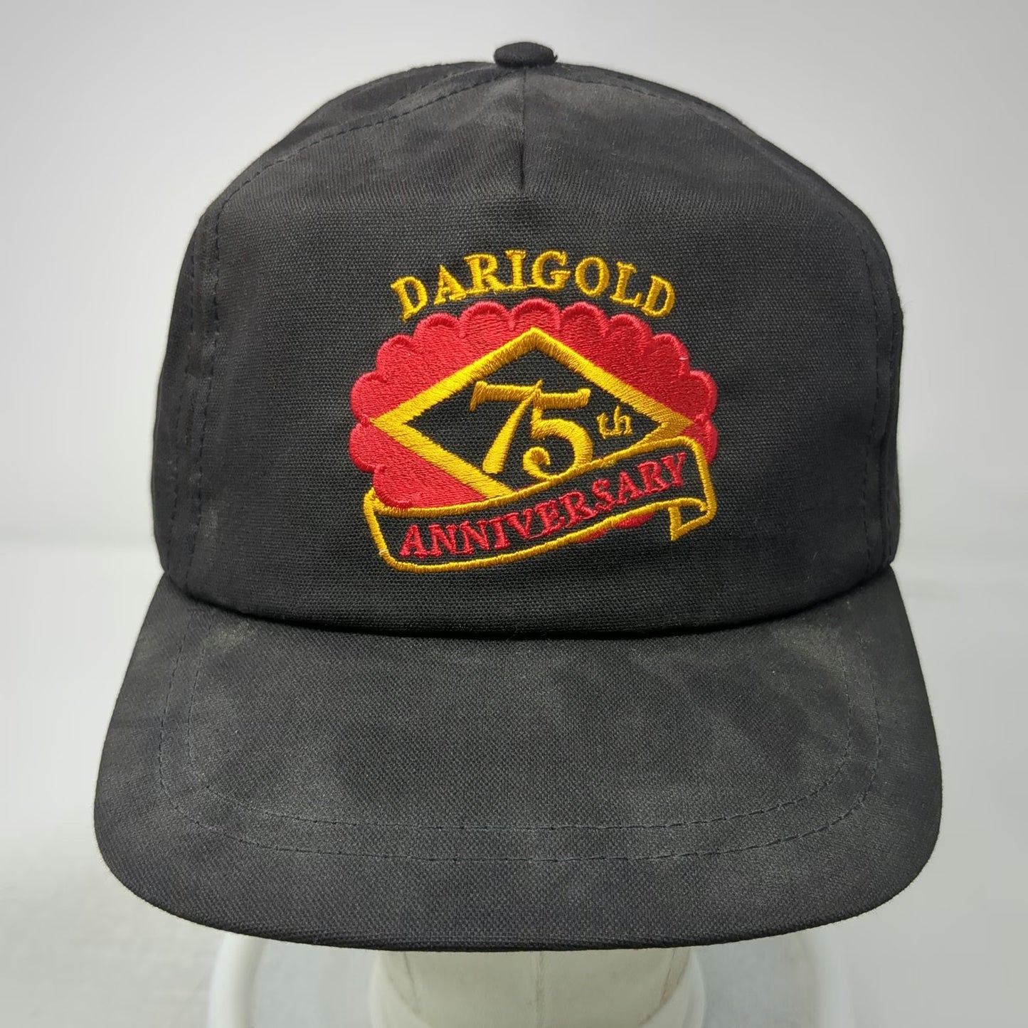 OwenCo 5 Panel Hat Black One Size Darigold 75th Anniversary Snapback USA Made